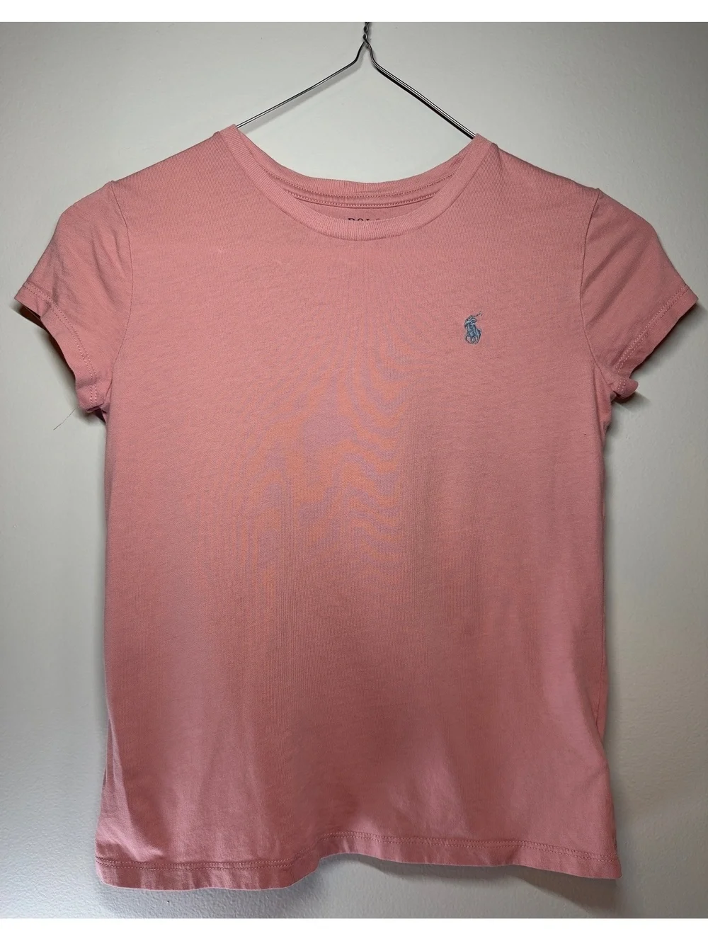 Girls Polo Ralph Lauren blush pink t shirt.  Size 8/10 Medium